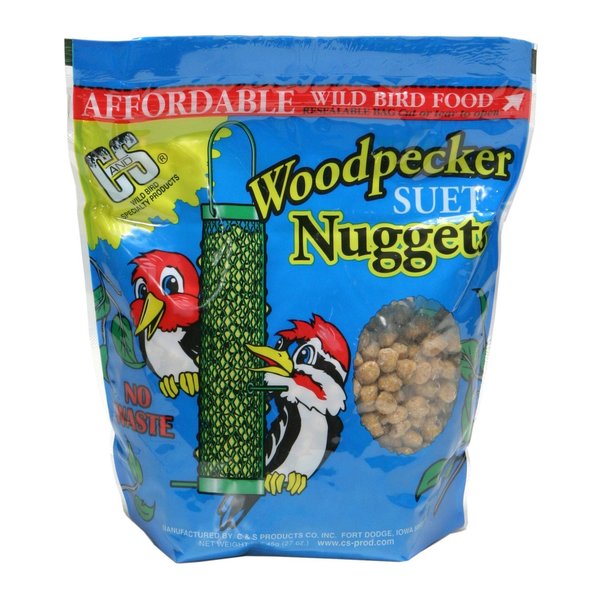 C&S Products Woodpecker Corn Suet Nuggets 27 oz 06109